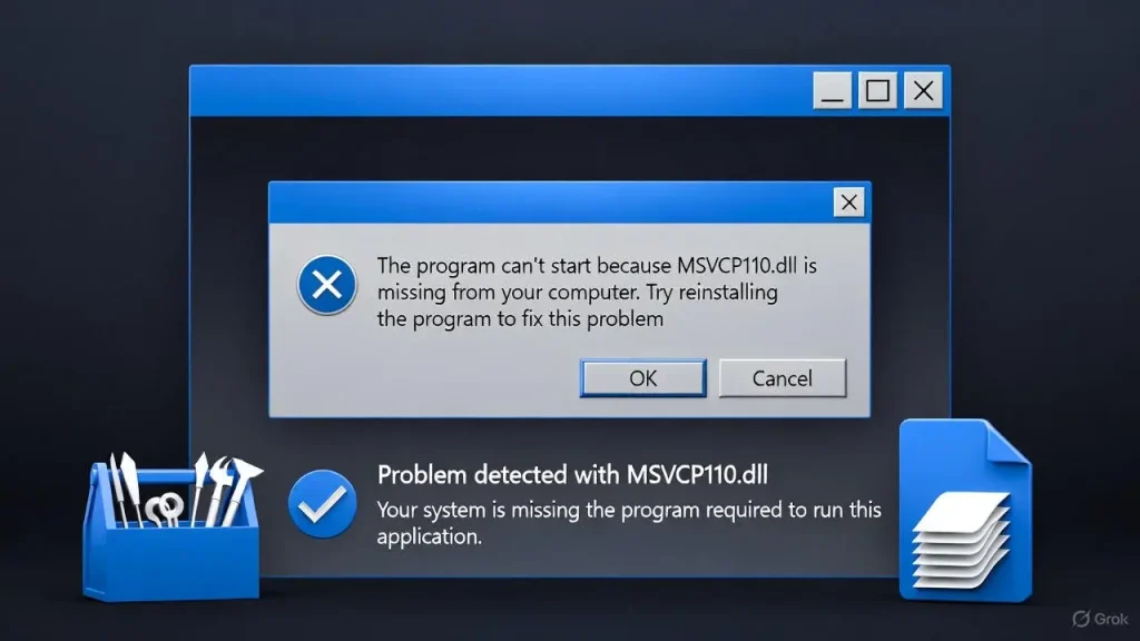 Fix MSVCP110 Missing Error On Windows